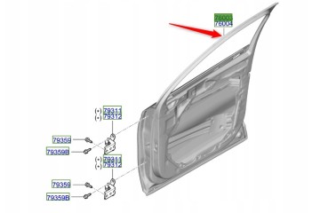 Door right front Kia Sorento Hybrid 20 23