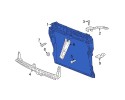 Volkswagen Atlas Teramont 2016 2020 Front belt front reinforcement Catalog number of the part 3CN805588A