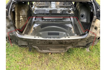 AUDI A4 B9 LIFT 8W SEDAN TRUNK TUB REAR SEAT BELT LY9B 2016 2020