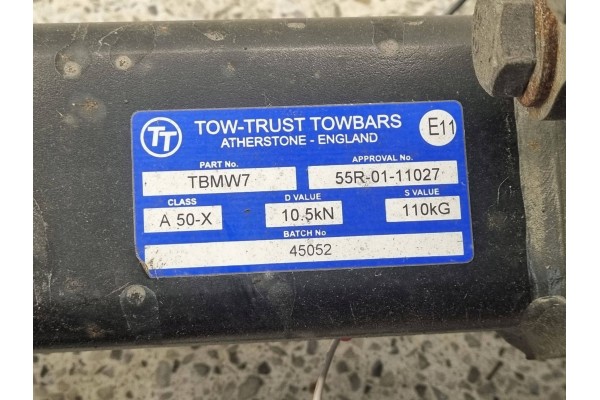 TRAILER HOOK SET BMW 3 F30 F35 F31 55R0111027 Customs tariff code 87089997