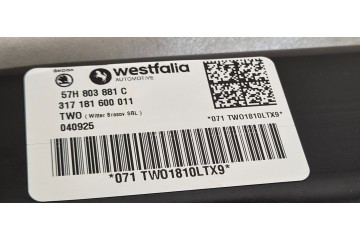 Enganche de Remolque Eléctrico Plegable Westfalia para Skoda Kodiaq II