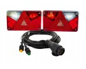 Rear lamps for trailer ASPOCK Multipoint V beam installation 7m 13PIN