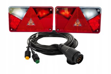 Rear lamps for trailer ASPOCK Multipoint V beam installation 7m 13PIN