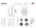 A0723S New alternator 180A 12V for Audi Quality of parts according to GVO P replacement with original quality