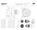 A0815S New alternator 155A 12V for Cadillac Opel SAAB Quality of parts according to GVO P replacement with original quality