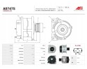 A0747S New alternator 150A 12V for Audi Ford Mercedes Seat VW Product weight with unit packaging 11 kg