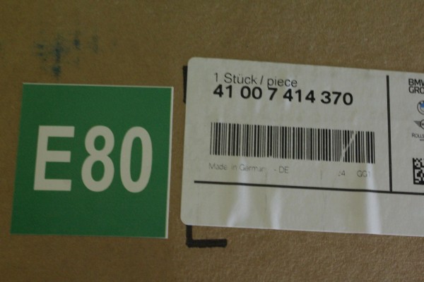 NEW ORIGINAL DOOR RIGHT FRONT BMW F48 X1 7414370 Catalog number of the part 7414370 E80