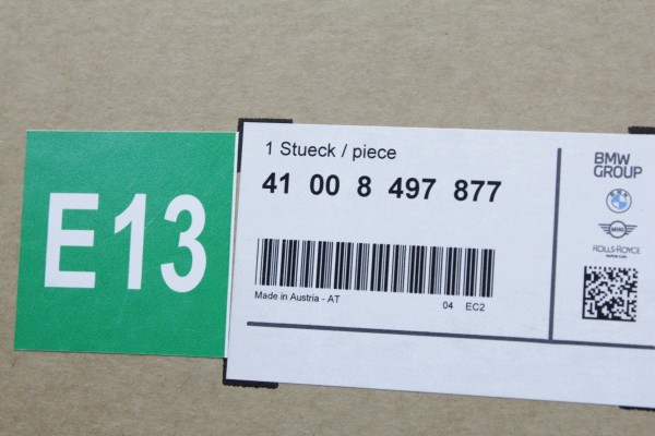 NEW ORIGINAL DOOR LEFT FRONT BMW F40 F70 8737059 Catalog number of the part 8497877 41008497877 E13
