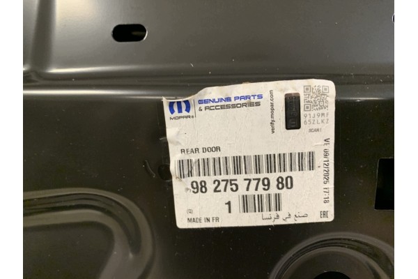 NEW ORIGINAL LEFT REAR PEUGEOT 208 II 2 19 25 9827577980 LEFT REAR Catalog number of the original 9827577980