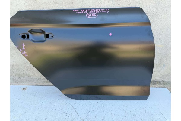 AUDI A5 F5 SPORTBACK 8IN8 DOOR RIGHT REAR NEW OE 9286 Car type passenger cars