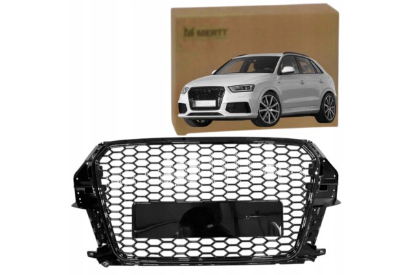 AUDI Q3 2012 2015 RS LOOK DUMMY GRILLE GRILL S LINE BLACK