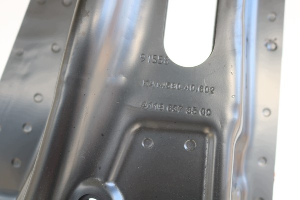 MERCEDES CLA W118 LEFT THRESHOLD POST INNER PLATING Customs tariff code 87082990
