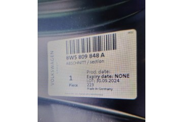 Threshold plating right rear Audi A4 B9 lift 8w5809848a Quality of parts according to GVO O original with manufacturer s logo OE