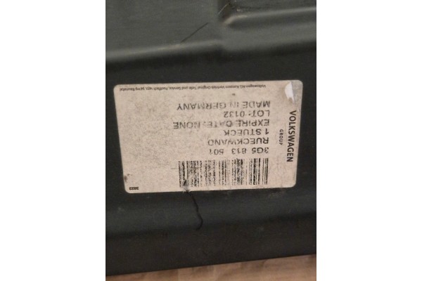 REAR WALL PASSAT B8 3G5813501 Customs tariff code 87082990