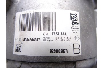 92600287R COMPRESOR AIRE ACONDICIONADO DACIA SANDERO II Basis 2018 92600287R 212995 DACIA - 2