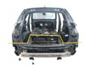 REAR BELT BATH BMW X1 F48 2015 2019 PAINT CODE SCHWARZ II 668