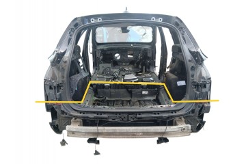 REAR BELT BATH BMW X1 F48 2015 2019 PAINT CODE SCHWARZ II 668
