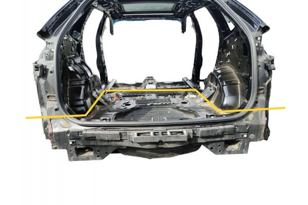 REAR BELT BATH FORD EDGE II MK2 2015 2018 PAINT CODE G1