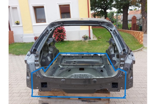 AUDI A5 8B3 B10 AVANT Belt rear trunk floor LZ7S