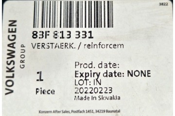 REAR BELT AUDI Q3 83F NEW ORIGINAL 83F813331 A 089 Version European