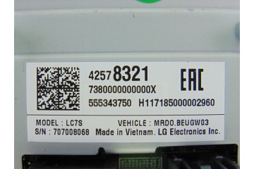 42578321 PANTALLA MULTIFUNCION OPEL ASTRA K BERLINA 5P Dynamic 2018 42578321 176177 OPEL - 4