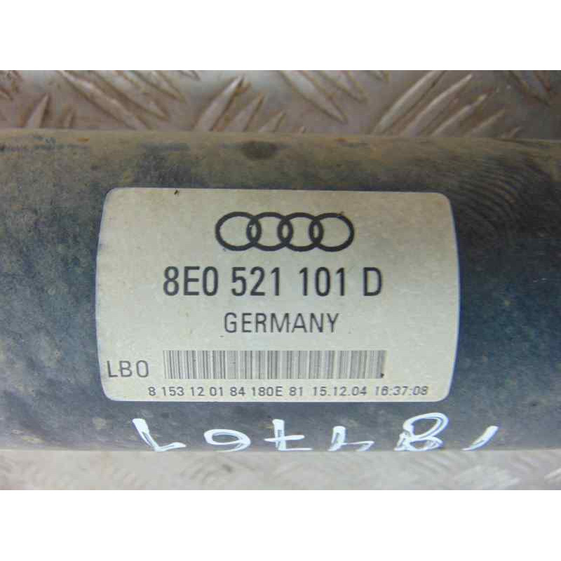8E0521101D TRANSMISION CENTRAL AUDI A4 AVANT (8E) 1.8 T Quattro 2005 8E0521101D 184761 AUDI - 4