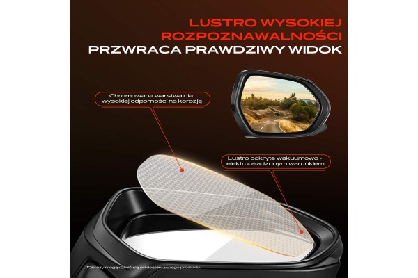 Frankberg Outside mirror left right for Iveco Daily VI 5801552556 Catalog number of the part 9331911863202