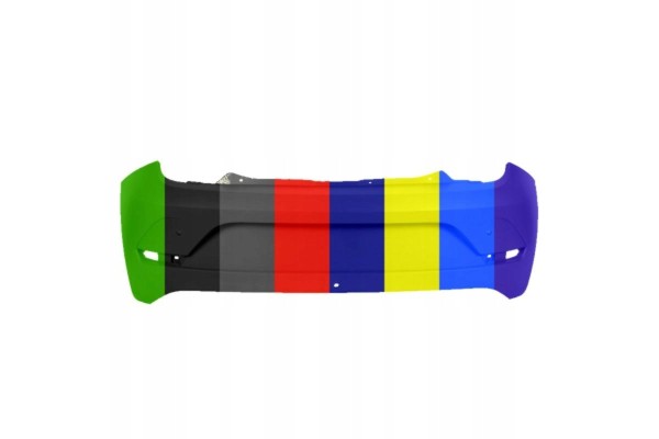 Rear bumper VW UP 07 16 number of holes for parking machine 3 for painting Part manufacturer Blic
