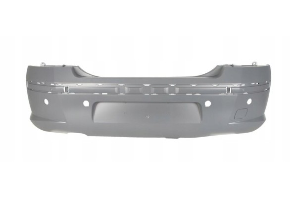 Rear bumper Peugeot 407 03 04 12 11 sedan with holes for parking machine