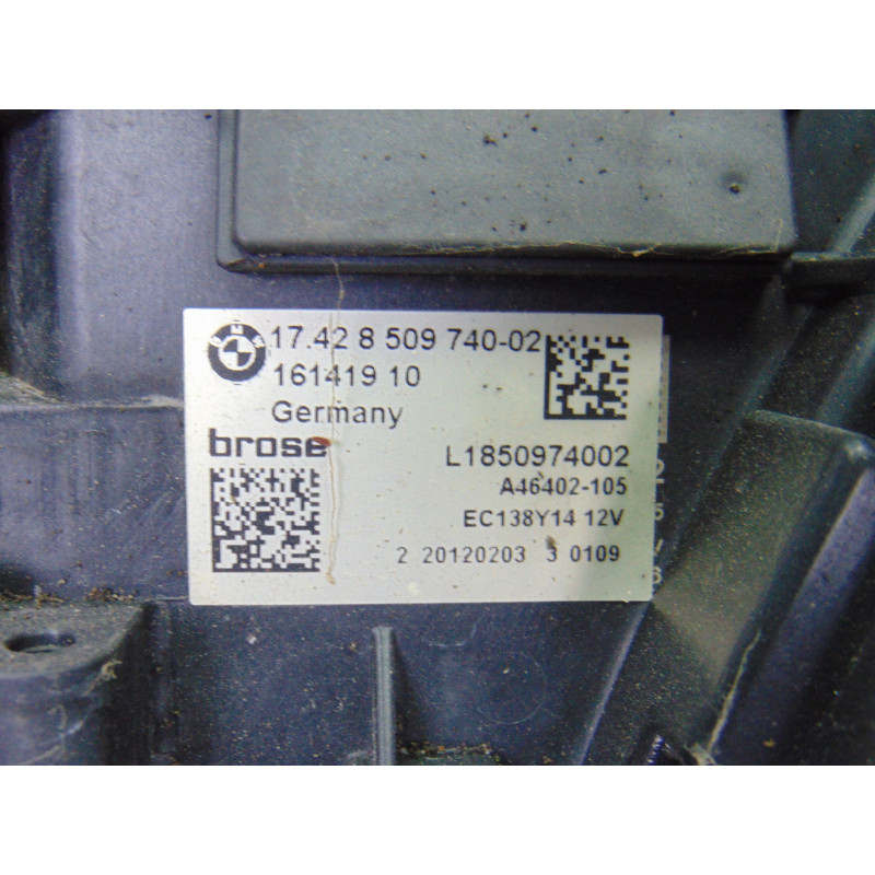 8509740 ELECTROVENTILADOR BMW SERIE 5 BERLINA (F10)