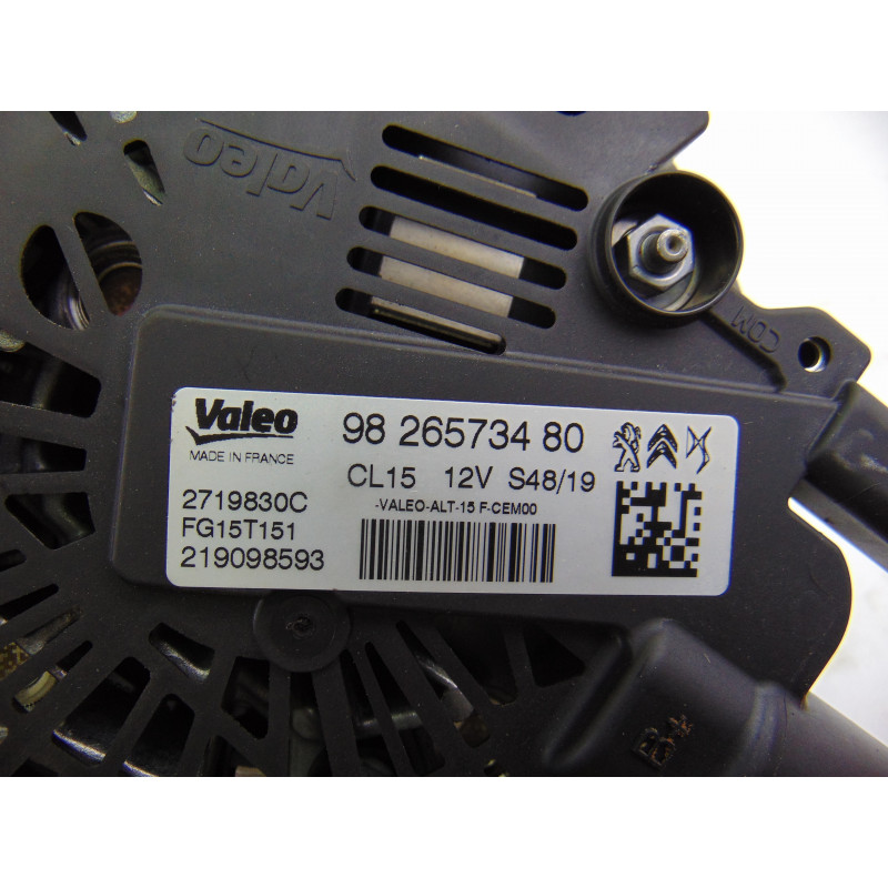 9826573480 ALTERNADOR PEUGEOT 3008
