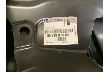 NEW ORIGINAL DOOR RIGHT REAR PEUGEOT 208 AND 12 19 9671907480 RIGHT REAR Installation side rear right