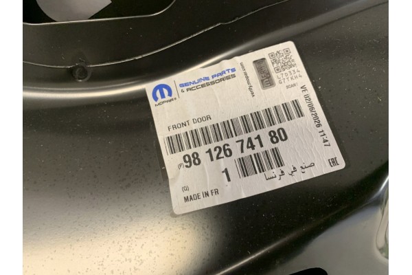 Puerta Delantera Derecha Original para Citroën C3 III (2016-2023) - Pa