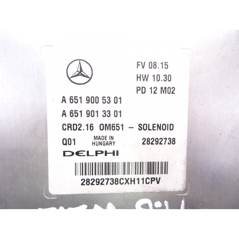 A6519005301 CENTRALITA MOTOR UCE MERCEDES-BENZ CLASE E (BM 212) LIM.