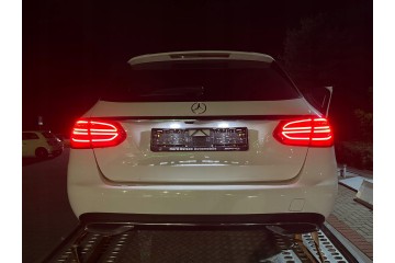 TAILGATE REAR COVER REAR STATION WAGON MERCEDES C W205 C149 149 White Quality of parts according to GVO O original with manufact