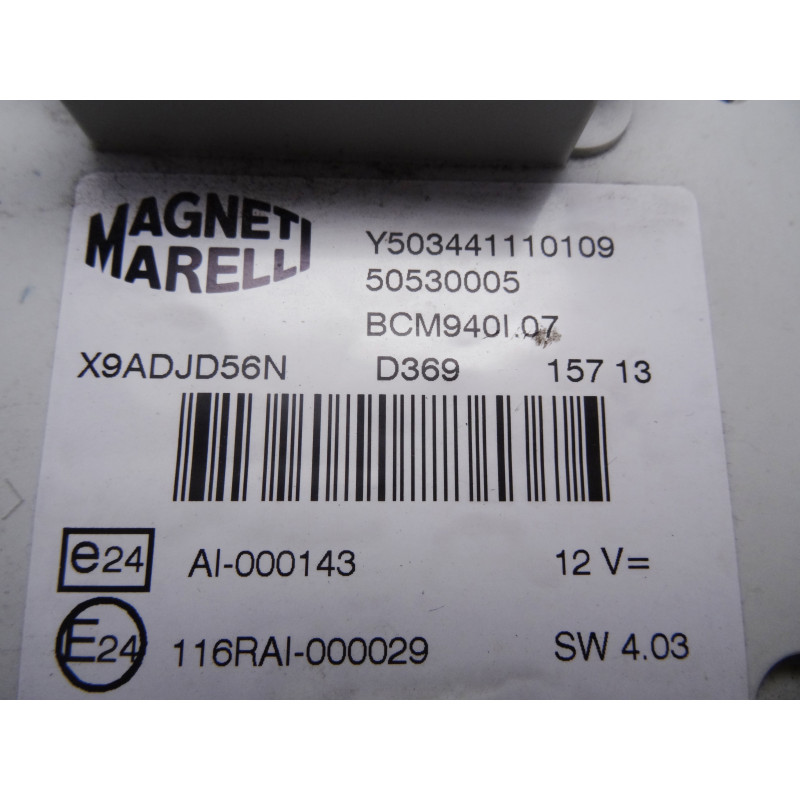 50530005  CAJA RELES / FUSIBLES ALFA ROMEO GIULIETTA (191) Distinctive 2013 50530005 210268 ALFA ROMEO - 1