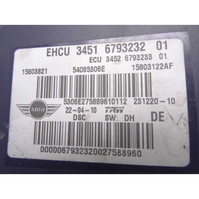 6793232 ABS MINI MINI (R56) Cooper 2010 6793232 210947 MINI - 1