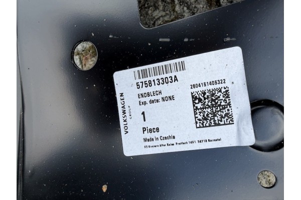 SKODA KAROQ 575 BELT REAR WALL 575813303A ORIGINAL Quality of parts according to GVO O original with manufacturer s logo OE