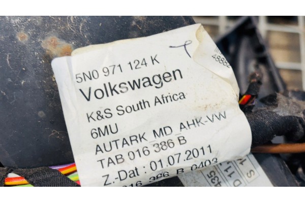 2013 Volkswagen Tiguan Trailer Hook Kit 5N0803880Q Quality of parts according to GVO O original with manufacturer s logo OE