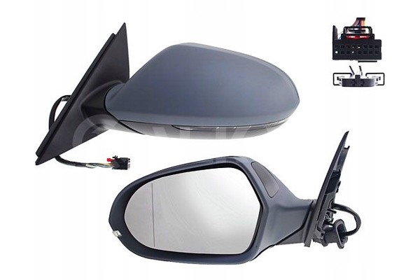 6153786 EXTERIOR MIRROR AUDI A6 11 10 09 18 LE