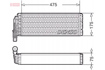 DEV12003_M AIR CONDITIONING EVAPORATOR IVECO Catalog number of the part DEV12003