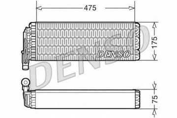 DEV12003_M AIR CONDITIONING EVAPORATOR IVECO Quality of parts according to GVO Q original with factory logo OEM OES