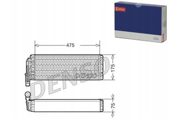 DEV12003_M AIR CONDITIONING EVAPORATOR IVECO Product weight with unit packaging 3 36 kg