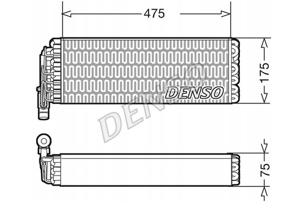 DEV12003_M AIR CONDITIONING EVAPORATOR IVECO Catalog number of substitutes AHE 540027 FRIGAIR 704 30027 JDEUS RA9140090 WILMINK 