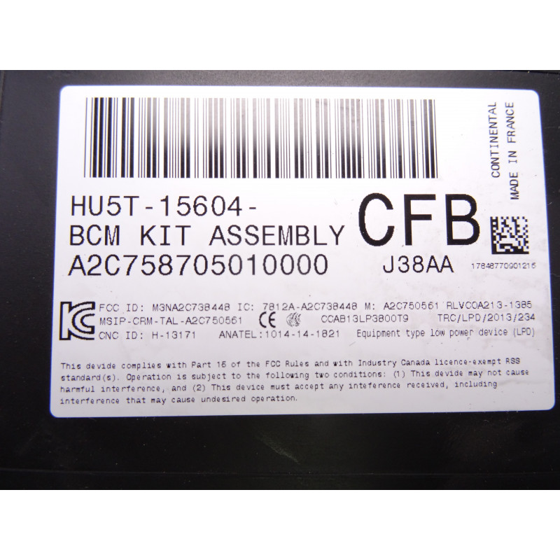 HU5T15604CFB CAJA RELES / FUSIBLES FORD S-MAX (CDR)