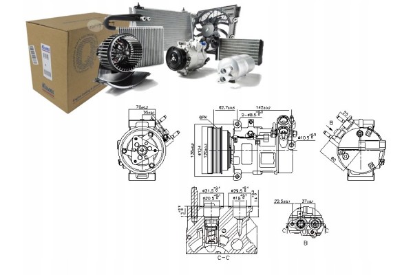 645 543_B AIR CONDITIONING COMPRESSOR Version European