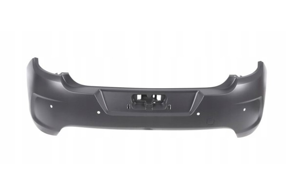 Rear bumper Citroen C4 II 11 09 01 15 with holes for parking machine for painting