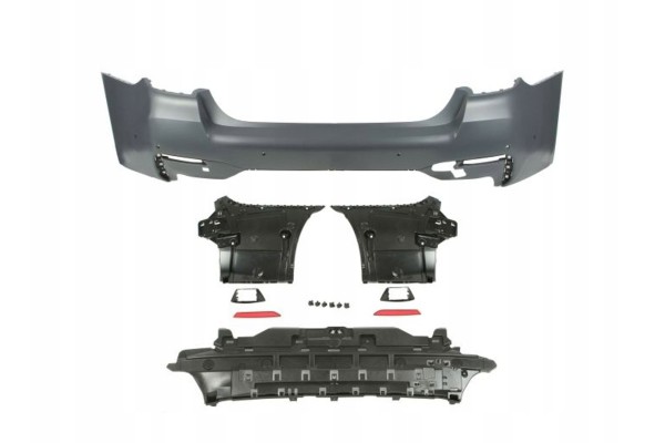 Rear bumper BMW 5 G30 G31 G38 F90 05 20 06 23 with mock up M technic