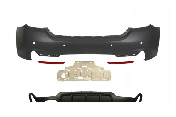 Rear bumper BMW 4 Gran F36 02 14 02 17 coupe M pack complete