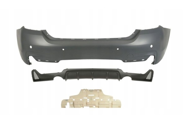 Rear bumper BMW 4 Gran F36 02 14 02 17 coupe M pack complete